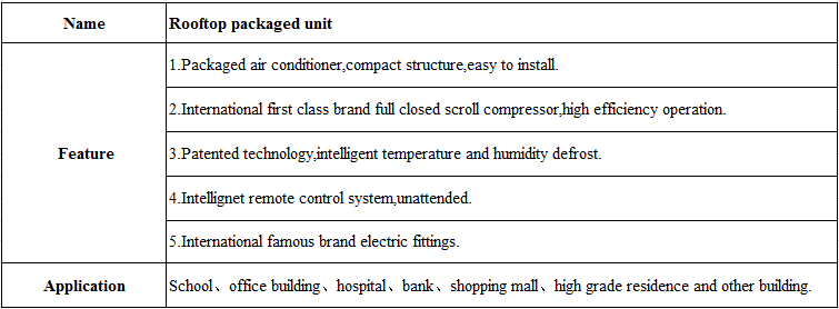 Rooftop packaged unit(图2)